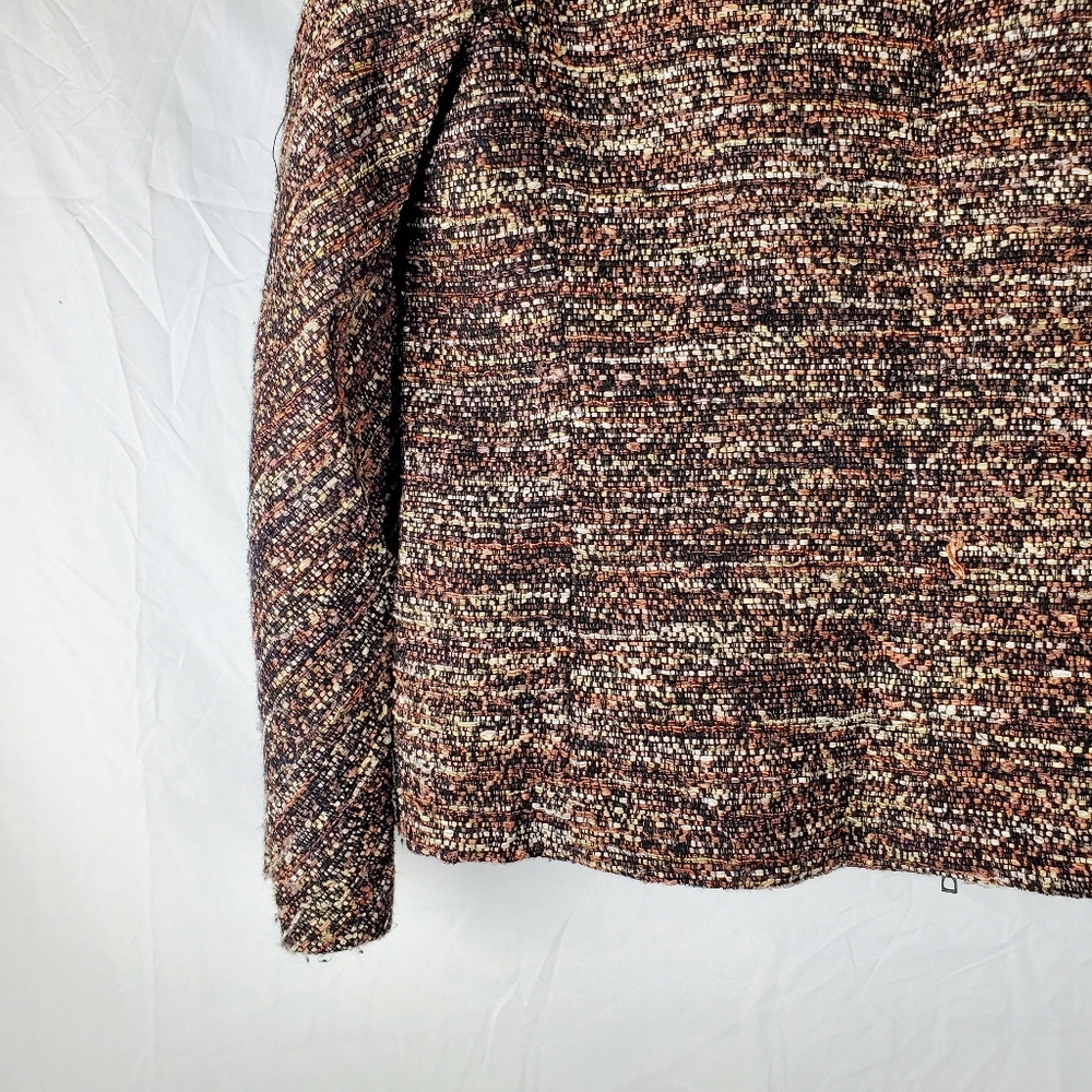 Lafayette 148 New York‎ Boucle Tweed Zip Front Jacket - Picture 10 of 11